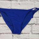 Decree  Women's Size Small Blue String Bikini Swimsuit Bottom Medium Coverage Photo 0