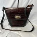 Brighton Brown and Black Leather Crossbody Bag Photo 0