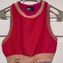 Beach Riot  Gwen Top Sports Bra Rouge Color Block Size XL Photo 2