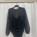 Bodysuit Top Black Size M Photo 6