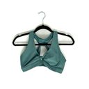 SoulCycle SOUL BY  Twisted Half Racerback Sports Bra Teal Green Size M Photo 3