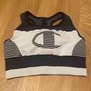 Champion  Navy and White Racerback Sports Bra Size XS Photo 0