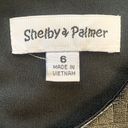 Shelby & Palmer  Dress Black Sleeveless Scoopneck 
Faux Leather Snakeskin Mini Photo 5