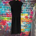 Scarlett  Nite Sweetheart Neckline Black Sequined Shoulders Cocktail Dress Size 6 Photo 6