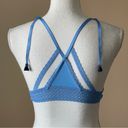 Aerie  | Blue Tassel Racerback Strappy Bralette Sz XS Photo 3