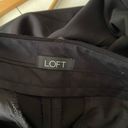 Loft  Curvy Slim Black Dress Pants Size 8 Photo 4