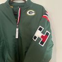 Tommy Hilfiger NWT Green Bay Packers  Size Small NFL Jacket Oversized Patches Photo 3