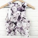 Balance Collection  Mia crop tank Purple Roses sport top Size Small Photo 1