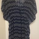 Merona Dark Blue  Small Short Sleeve Beach Cover Up Dress Photo 0