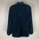 Free Country  Black Fuzzy Fleece Full Zip Up Jacket coat size XL Photo 4