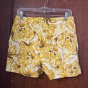 White House | Black Market  Mid-Rise 5-Inch Smooth
Stretch Shorts Yellow Floral Photo 2