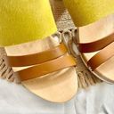 Furla  Yellow Calfhair Brown Leather Gina Wooden Clog Sandal Size 38 Photo 8