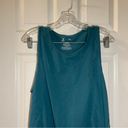 Xersion  Teal Scoop Neck Sleeveless Ruched Side Quick-Dri Tank XL Photo 4