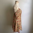 Frederick's of Hollywood Vintage Y2K  Cheetah Heart Print Satin Slip Dress Small Photo 2