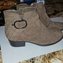 Unisa Brown faux suede ankle boots Photo 0