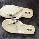 Vans  Womens Antique White Hand Woven Straw Outdoor Summer Sandals  Size 7 Photo 3