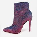 Christian Louboutin  So Kate Starlight Lurex 100mm Ankle Boots Size EU 39 Photo 1