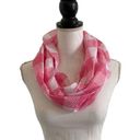 infinity Baby Pink & White Farmhouse Plaid  Style Fashion Scarf Ladies OSFM Photo 0