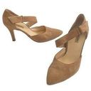 Paul Green  Suede Pumps Beige Size 6.5 Quiet Luxury Minimalist Neutral Corpcore Photo 0