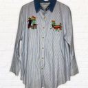 Basic Editions  Fall Harvest button down top 20W Photo 1