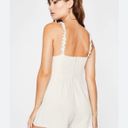 Skylar + Madison Cream Linen Romper Photo 2