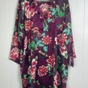 Natori NWT  Kasumi Mandarin Sleepshirt 3/4 Length Purple Floral Size XL Photo 1