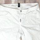 Lane Bryant Genius Fit White High Rise Cropped Capri Jeans sz 18 Photo 6