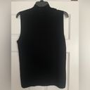 Mountain Lake Vintage Black size large sleeveless turtleneck blouse Photo 4