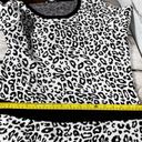 Nina Leonard Leopard Print Long Sleeve Knit Sweater Dress Size L Photo 7