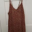 Kendall + Kylie  bohemian Mini dress sundress MEDIUM burnt orange Tan Adjustable Photo 8