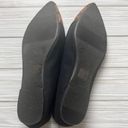 Gap  Women’s  Black and Animal Print Pointed Toe D’Orsay Ballet Flats Sz 7 Photo 4