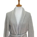 CAbi  Tie Waist Cardigan Gray Size M Minimalist Beach Coastal Boho Stealth Wealth Photo 5