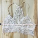 Aerie  Lace Bralette Womens Size Medium Cream/Ivory Racerback Photo 9