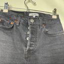 RE/DONE  Originals High Rise Ankle Crop in Black size 24 $250 Photo 6