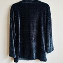 J.Jill ★ Women’s Cowl neck Velvet looking Sweater - Navy Blue ★ Photo 6