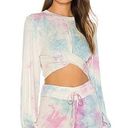 Beach Riot  Marley Crop Top in Light Tie Dye in Size XS Photo 0