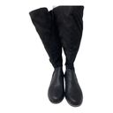 Torrid  Women's Plus Size 10wBow Back Knee Boots Black Wide Calf Side Zip New Photo 1