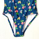 Modcloth NWOT  Brandy Underwire One-Piece Navy Strawberry Print Swimsuit Small Photo 6