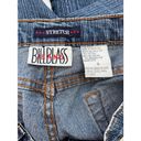 Bill Blass  Y2K Jeans Size 10 Blue with Tan Lace Photo 2