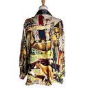 Hermès Hermes Vintage Rare Kermit Oliver Silk Cheyennes Print Shirt Women’s Size 42 Photo 1