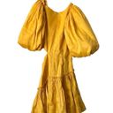 Chateau 🆕 AJE  Mini Puff Sleeve Dress in Sunshine Yellow Sz 4 US Photo 3