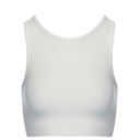 Naked Wardrobe New  Rib crop tank in white Size Large Photo 2