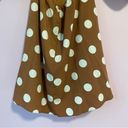 Dee Elle Dee Elly Brown Polka Dot Mini Dress Puff Sleeve Cut Out A Line Size Small Photo 8