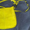 Aimee Kestenberg  Bright Green Crossbody/Satchel bag, hobo style, EUC Photo 4