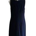 Jessica Howard  Dress Navy Blue Gold Studded Embellishment Sleeveless Size 8 Photo 4