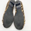 Kelly & Katie  Womens 6 Ballet Flats Loafer Moccasin Leopard Calf Hair Mobwife Photo 4