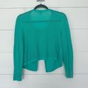 Talbots  Women’s Medium Green Cardigan Cotton Modal Photo 3