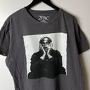 2Pac Rap Tee T Shirt Gray XXL 2XL Artist Rapper Graphic 100% Cotton Solid Logo Size undefined Photo 8