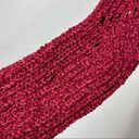 Nine West  Chenille Pointelle Pullover Rich Burgundy Sweater Size M Photo 5