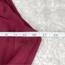 Lush Clothing Lush Burgundy Chiffon Sleeveless Pleated Blouson Mini Skater Dress Medium Photo 9